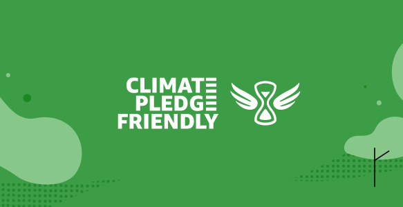 Buon compleanno Climate Pledge Friendly!