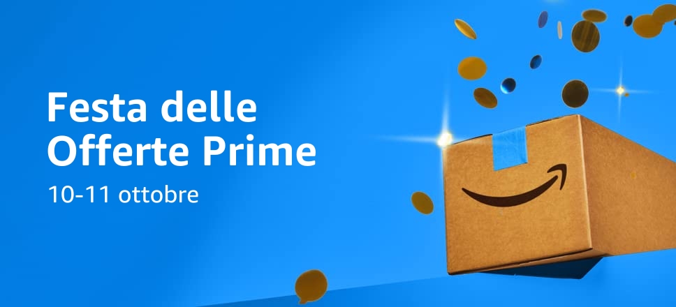 Amazon annuncia la Festa delle Offerte Prime il 10 e 11 ottobre: 48 ore di offerte dedicate ai clienti Prime