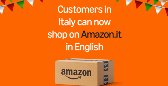 Amazon.it è ora disponibile anche in lingua inglese