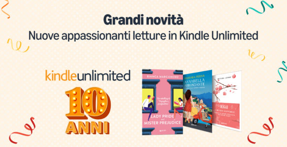 Amazon celebra dieci anni di Kindle Unlimited