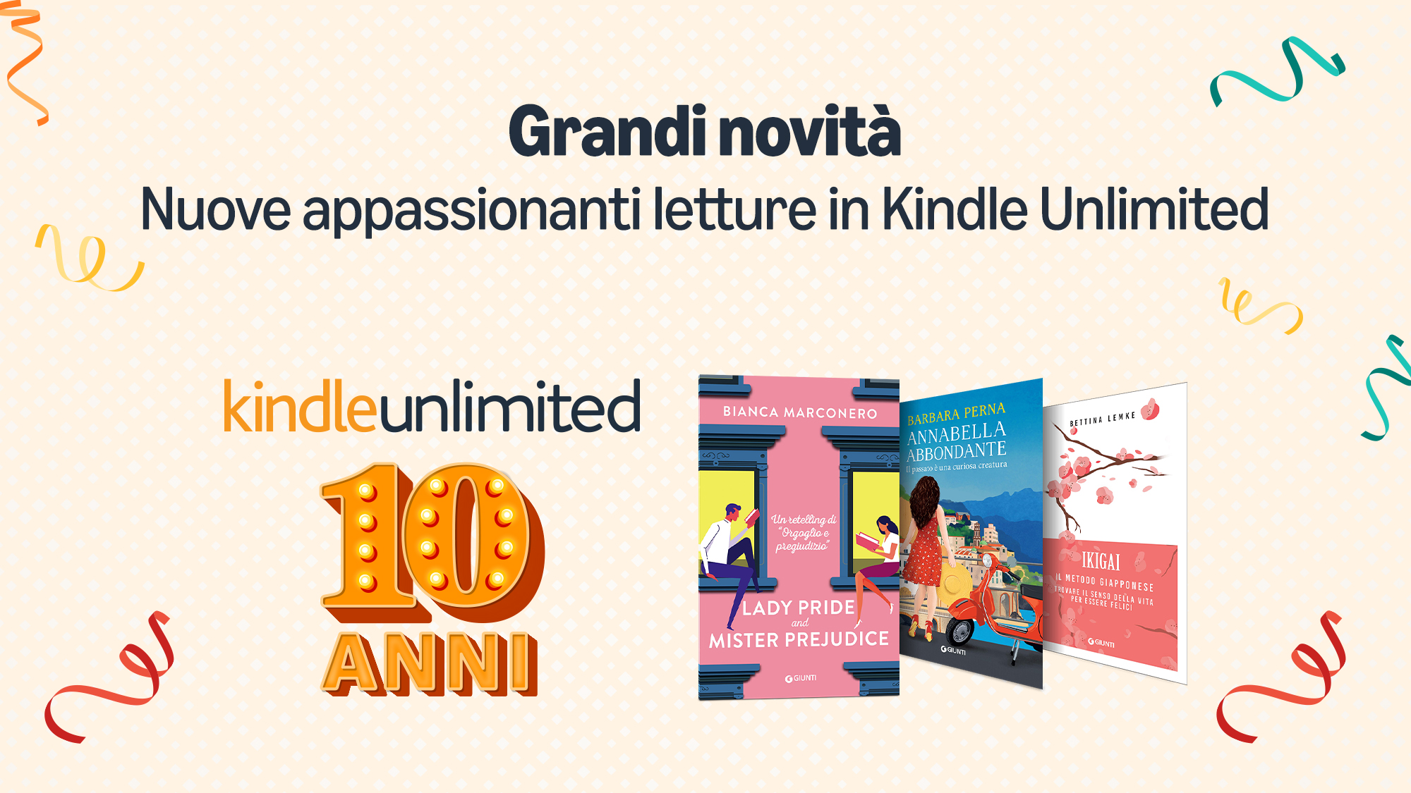 Amazon celebra dieci anni di Kindle Unlimited