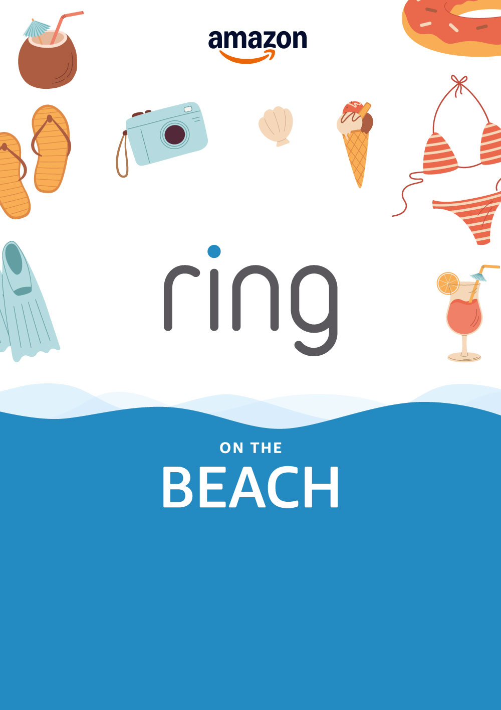 Ring porta la serenità in vacanza: il brand di Amazon celebra l’estate con il tour Ring on the Beach e presenta una ricerca che svela le preoccupazioni degli italiani in ferie