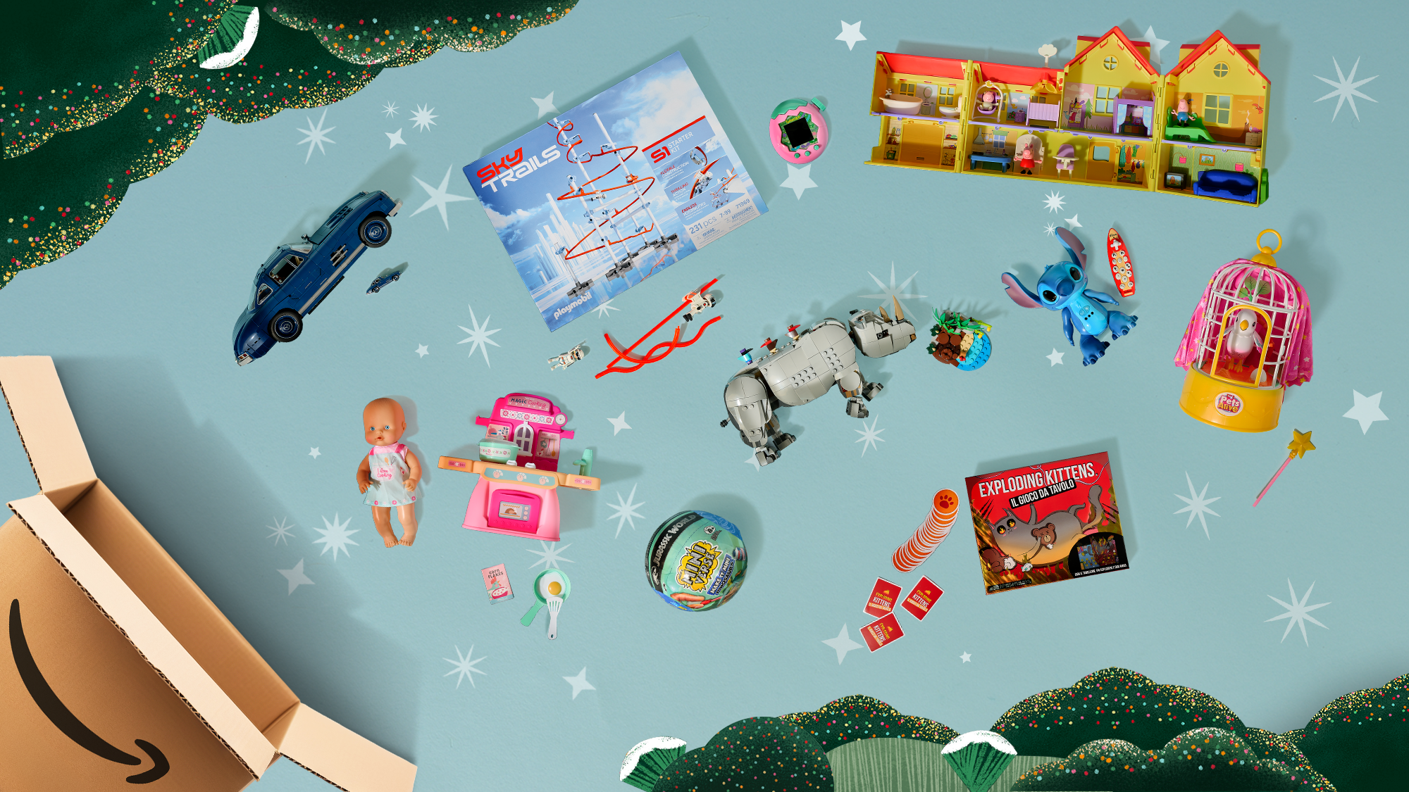 Amazon.it svela la lista Toys We Love per il Natale 2025: la magia dei giocattoli accende la gioia delle feste